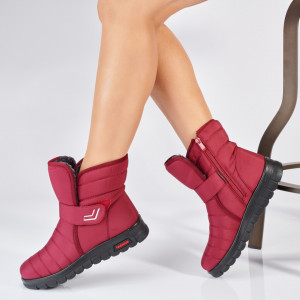 Cizme Dama Imblanite Alfy 5 Rosii - Need 4 Shoes