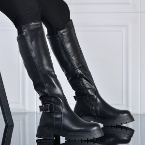 Cizme Dama Imblanite Andra Negre - Need 4 Shoes