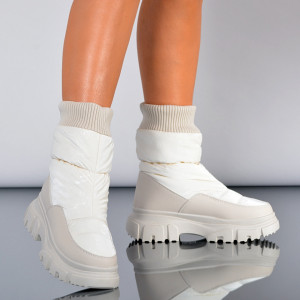 Cizme Dama Imblanite Mavy Bej- Need 4 Shoes
