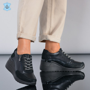 Adidasi Dama Piele Naturala Anaida Negri - Need 4 Shoes