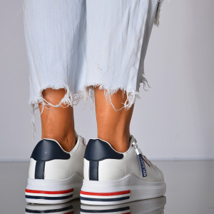Adidasi Dama Azaria Alb/Rosu- Need 4 Shoes