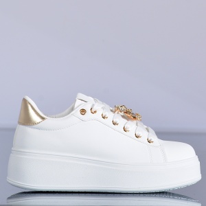 Adidasi Dama Reya Alb/Auriu- Need 4 Shoes