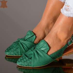 Pantofi Dama Piele Naturala Alma 2 Verzi- Need 4 Shoes