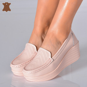 Pantofi Dama Piele Naturala Arien  Roz- Need 4 Shoes