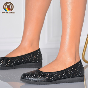 Pantofi Dama Piele Naturala Athena Negri- Need 4 Shoes