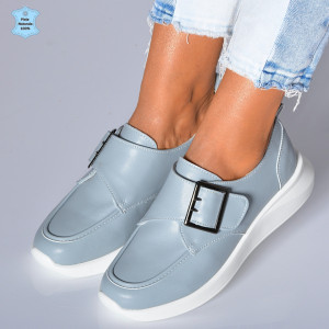 Pantofi Dama Piele Naturala Azdra Gri- Need 4 Shoes
