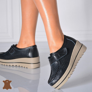Pantofi Dama Piele Naturala Corso 6 Negri - Need 4 Shoes