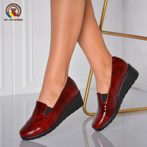 Pantofi Dama Piele Naturala Crina Bordo- Need 4 Shoes