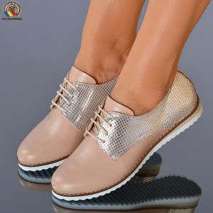 Pantofi Dama Piele Naturala Hatice Nude