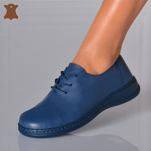 Pantofi Dama Piele Naturala Letitia Navy- Need 4 Shoes
