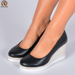 Pantofi Dama Piele Naturala Zelyna Negri