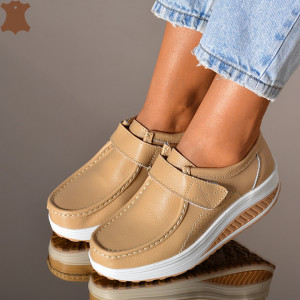 Pantofi Dama Piele Naturala Zena 6 Camel- Need 4 Shoes