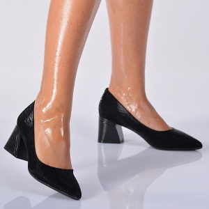 Pantofi Cu Toc Dama Cruella Negri- Need 4 Shoes