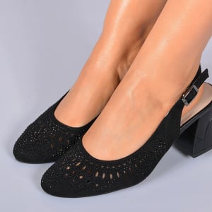 Pantofi Cu Toc Dama Despina Negri- Need 4 Shoes