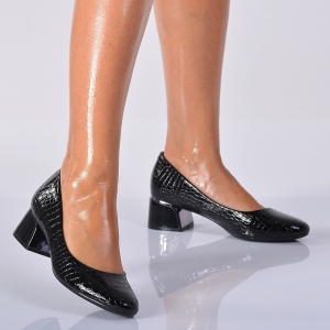 Pantofi Cu Toc Dama Malvina Negri- Need 4 Shoes