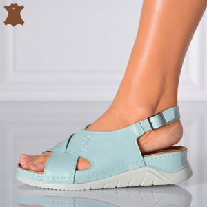 Sandale Dama Piele Naturala Alida Vernil- Need 4 Shoes