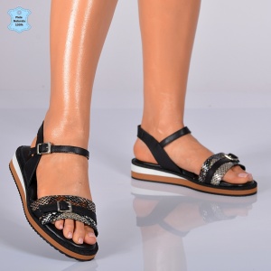 Sandale Dama Piele Naturala Lucia 13 Negre- Need 4 Shoes