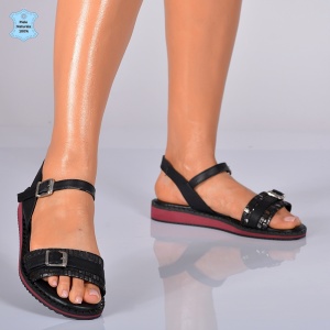 Sandale Dama Piele Naturala Lucia 6 Negre- Need 4 Shoes