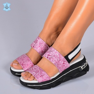 Sandale Dama Piele Naturala Mister Roz- Need 4 Shoes