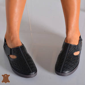 Sandale Dama Piele Naturala Patry Negre- Need 4 Shoes