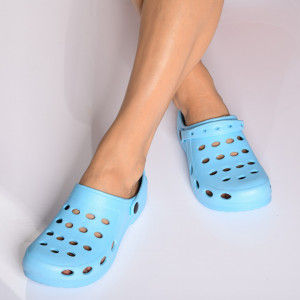 Papuci Dama Domino Baby Blue- Need 4 Shoes