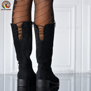 Cizme Dama Piele Naturala Ezra 3 Negre - Need 4 Shoes