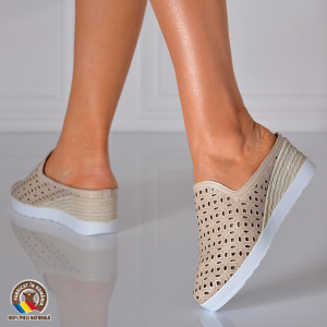 Saboti Medicinali Piele Naturala Liora Nude- Need 4 Shoes