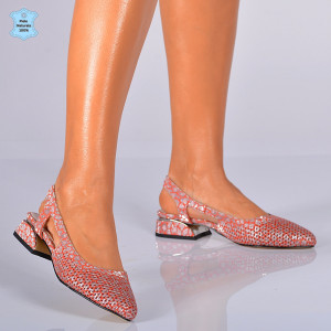 Pantofi Cu Toc Piele Naturala Giulia 2 Rosii- Need 4 Shoes