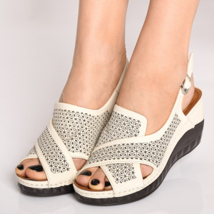 Sandale Cu Platforma Zara Bej- Need 4 Shoes