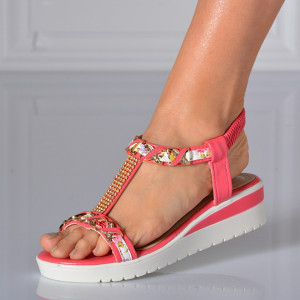 Sandale Cu Platforma Mairis Roz- Need 4 Shoes