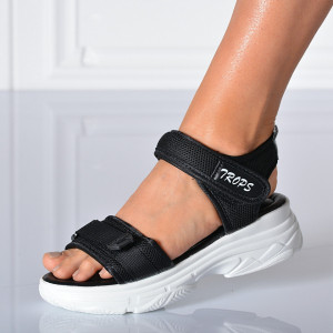 Sandale Cu Platforma Salima Negre - Need 4 Shoes