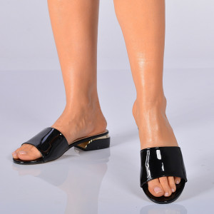 Papuci Cu Toc Paloma Negri - Need 4 Shoes