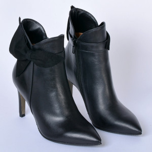 Botine Piele Naturala Alura Negre- Need 4 Shoes