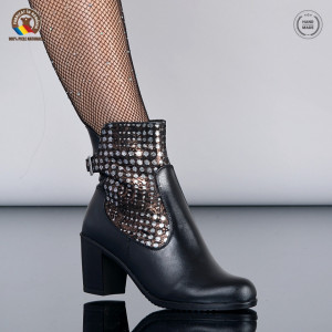 Botine Piele Naturala Mistyc Negre- Need 4 Shoes