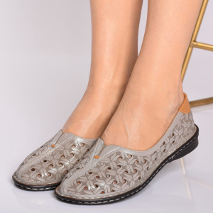 Pantofi Casual Dama Antim Argintii- Need 4 Shoes