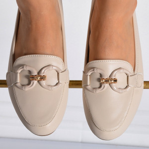 Pantofi Casual Dama Teresa Bej- Need 4 Shoes