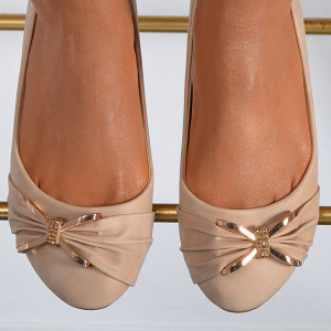 Pantofi Casual Dama Tesia Bej- Need 4 Shoes