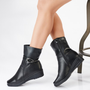 Ghete Dama Imblanite Ara 4 Negre- Need 4 Shoes