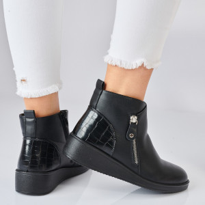 Ghete Dama Imblanite Davis Negre- Need 4 Shoes