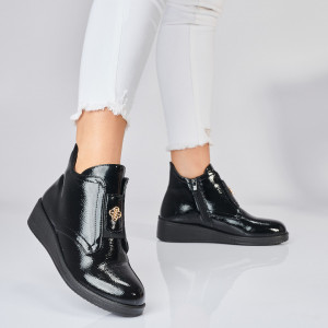 Ghete Dama Imblanite Niky Negre - Need 4 Shoes