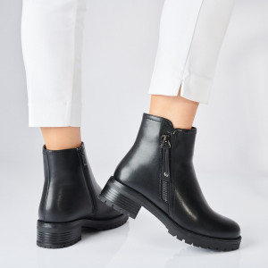 Ghete Dama Imblanite Prini Negre - Need 4 Shoes
