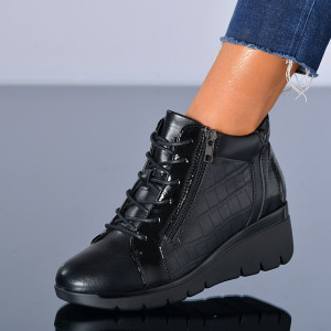 Ghete Dama Larya Negre - Need 4 Shoes