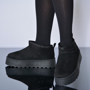 Cizme Dama Imblanite Aryna Negre - Need 4 Shoes
