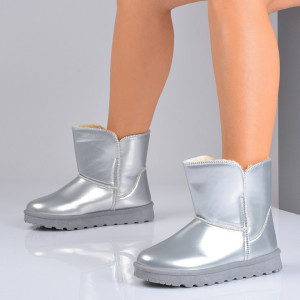 Cizme Dama Imblanite Clementina Argintii- Need 4 Shoes