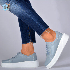 Adidasi Dama Piele Naturala Ares Gri- Need 4 Shoes