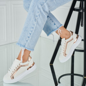 Adidasi Dama Irene Alb/Roze- Need 4 Shoes