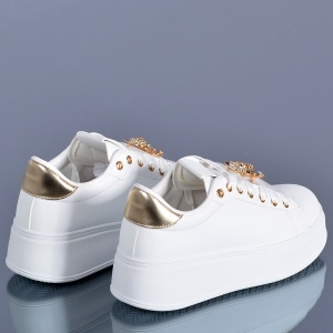 Adidasi Dama Reya Alb/Auriu- Need 4 Shoes