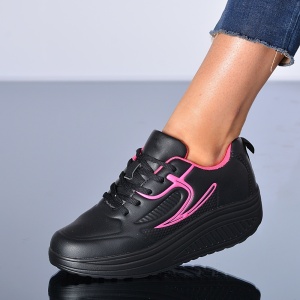 Adidasi Unisex Zena 26 Negru/Roz- Need 4 Shoes