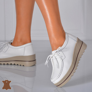 Pantofi Dama Piele Naturala Corso 4 Albi- Need 4 Shoes