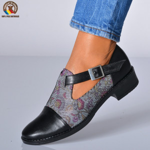 Pantofi Cu Toc Piele Naturala Edesa 3 Negri-Need 4 Shoes